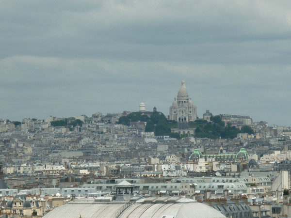 Notre Dame vedere din turn Sacre Coeur