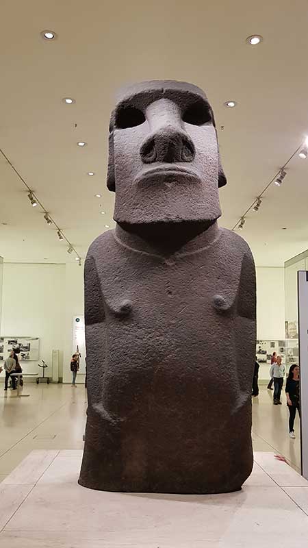 London - British Museum - Statuia Moai