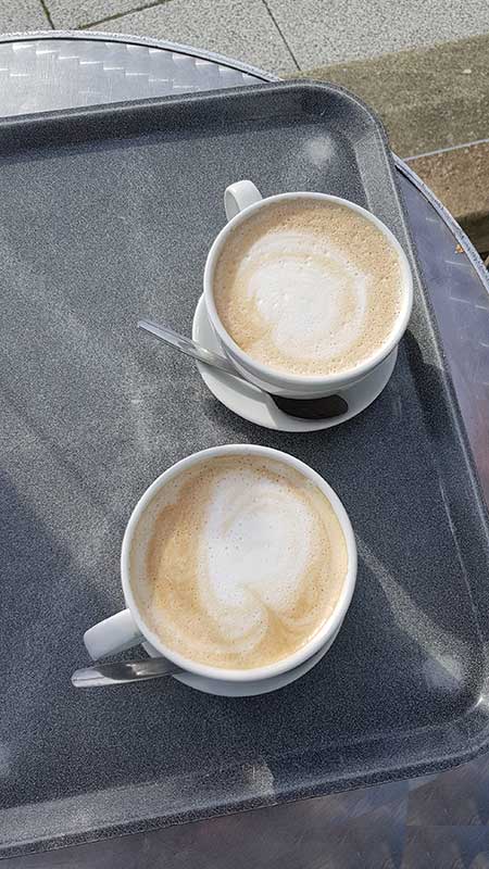 Portsmouth - Cafea in Port